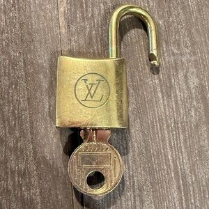 Louis Vuitton Gold Lock and Key #208